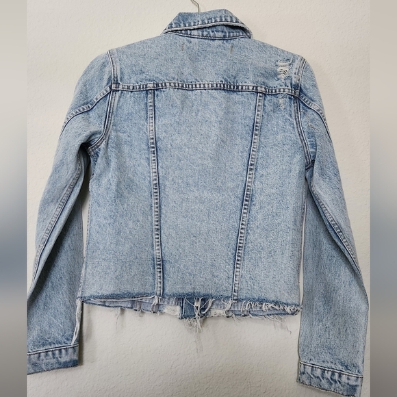 LOVERS + FRIENDS Distressed Jean Jacket - Picture 9 of 16